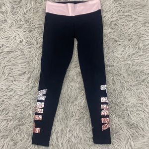 VS PINK ombré sequin legging sz small